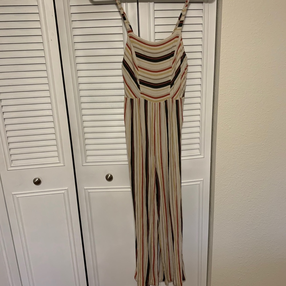 Striped jumpsuit